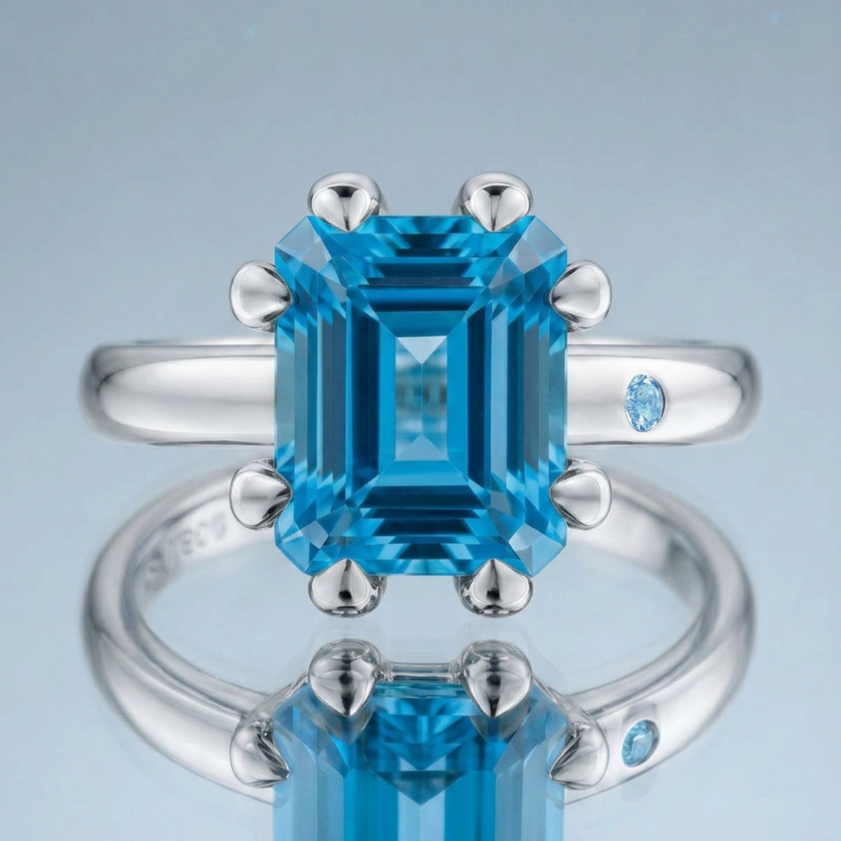SWISS BLUE TOPAZ RING