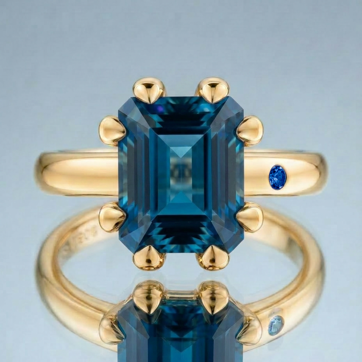 BLUE LONDON TOPAZ RING
