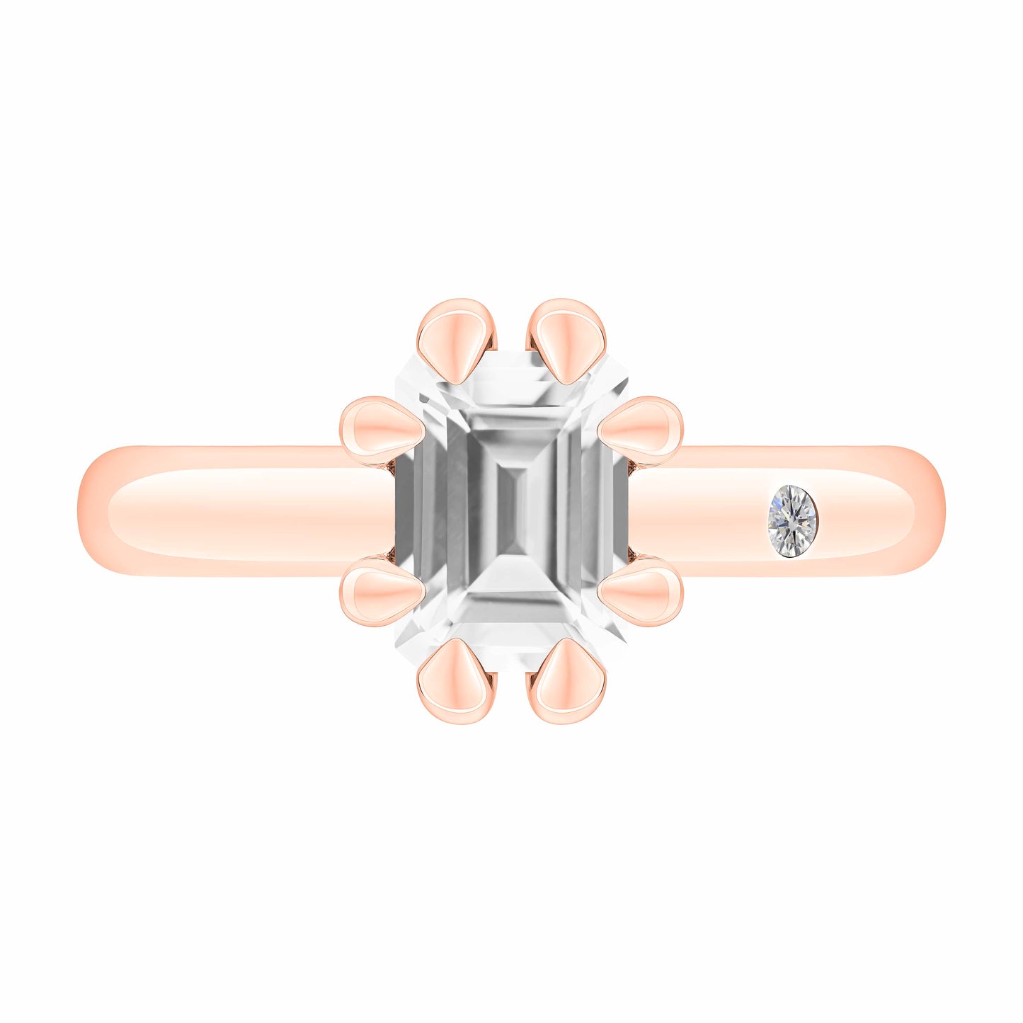 WHITE TOPAZ 1CT