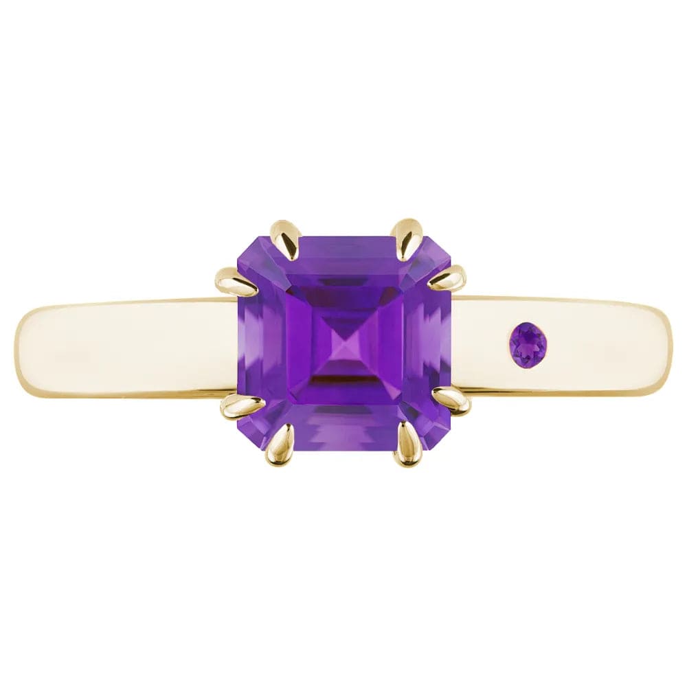 AMETHYST 1CT ASSCHER CUT