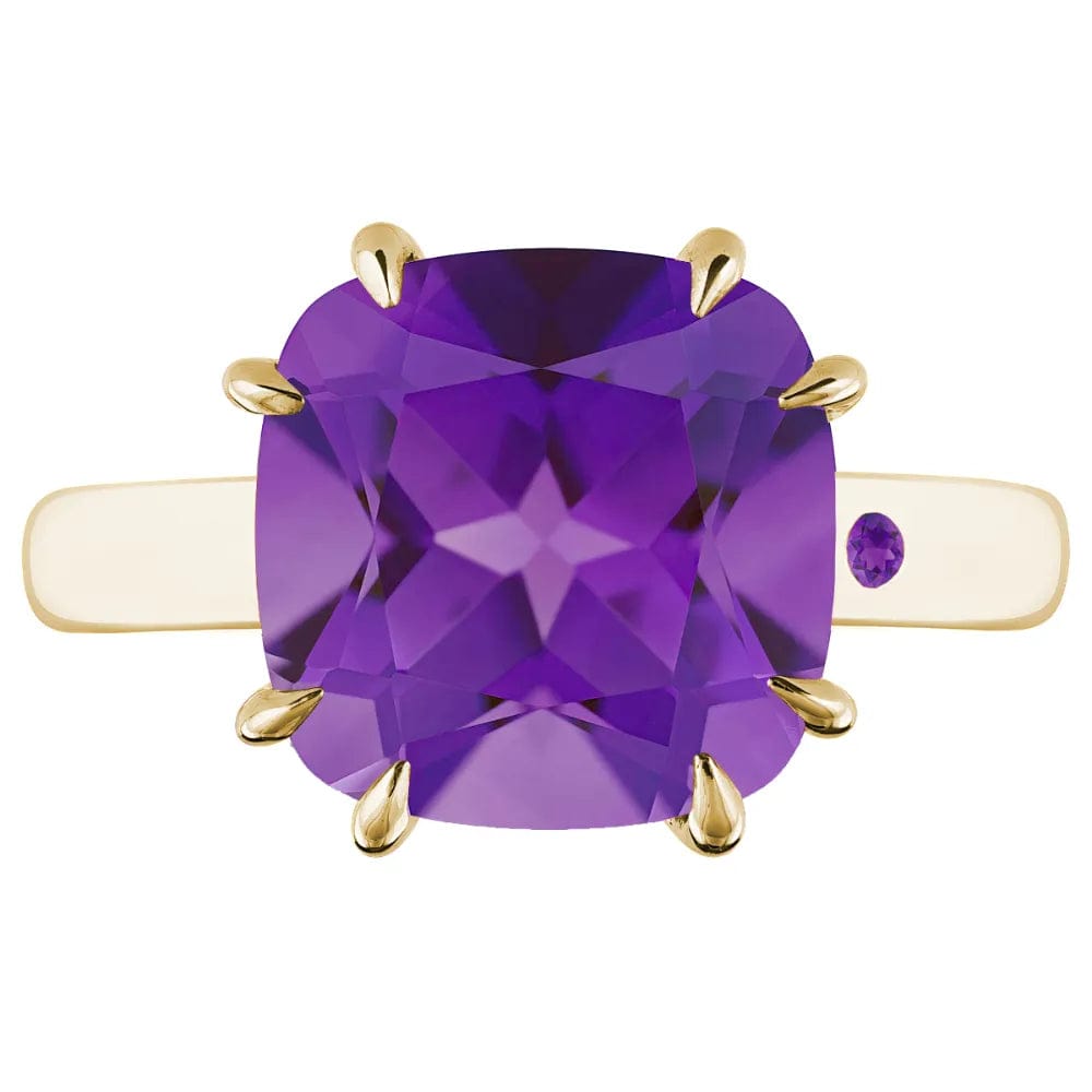 AMETHYST 5CT CUSHION CUT