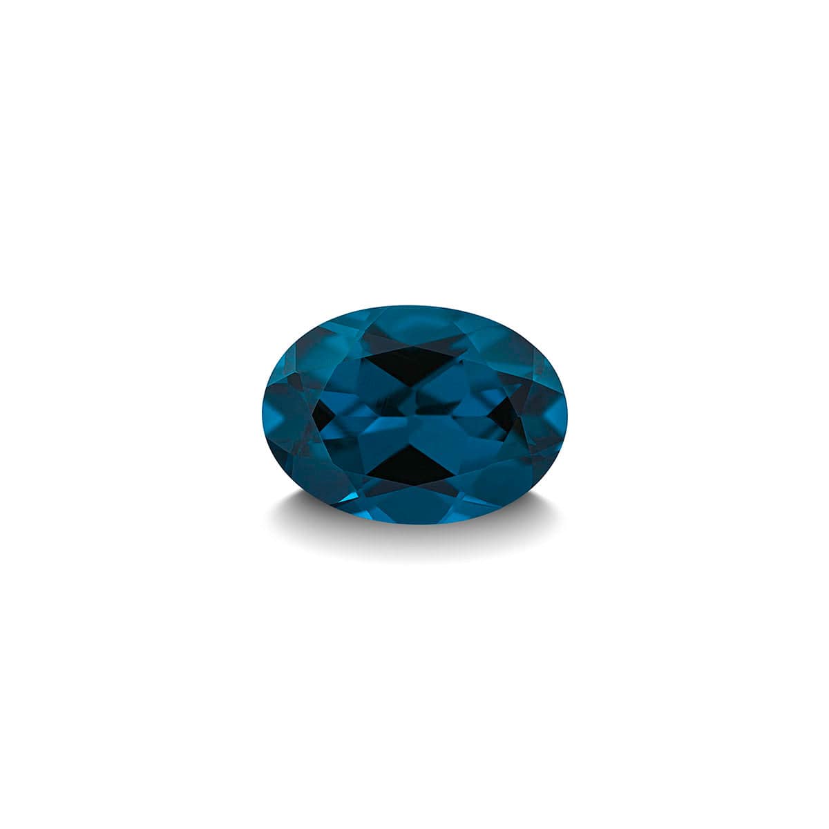 BLUE LONDON TOPAZ 1CT OVAL CUT