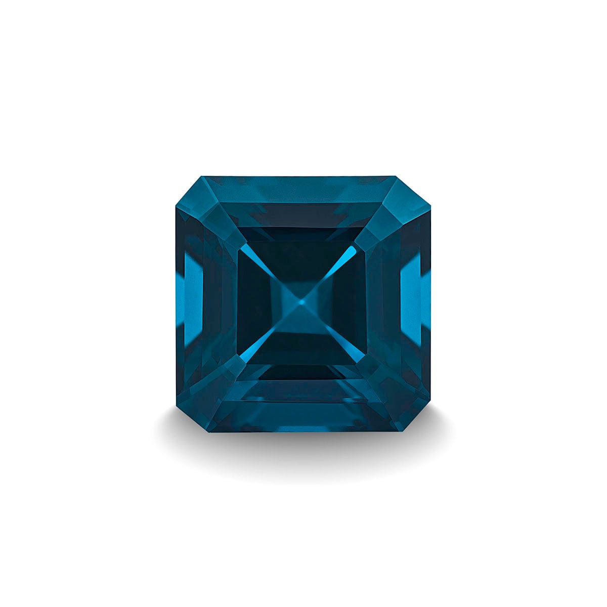 BLUE LONDON TOPAZ 3CT ASSCHER CUT