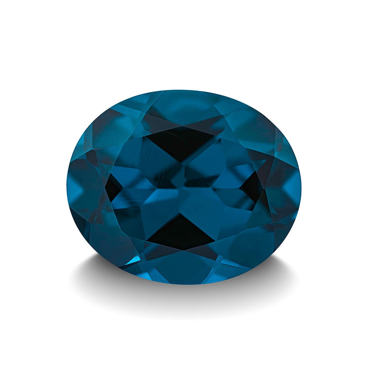 BLUE LONDON TOPAZ 5CT OVAL CUT