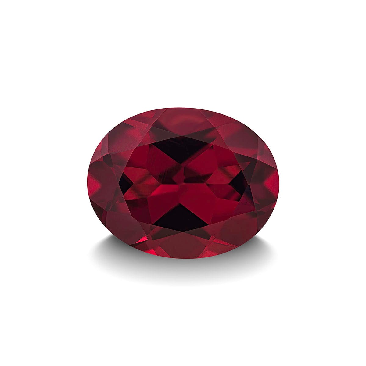 GARNET 3CT OVAL CUT