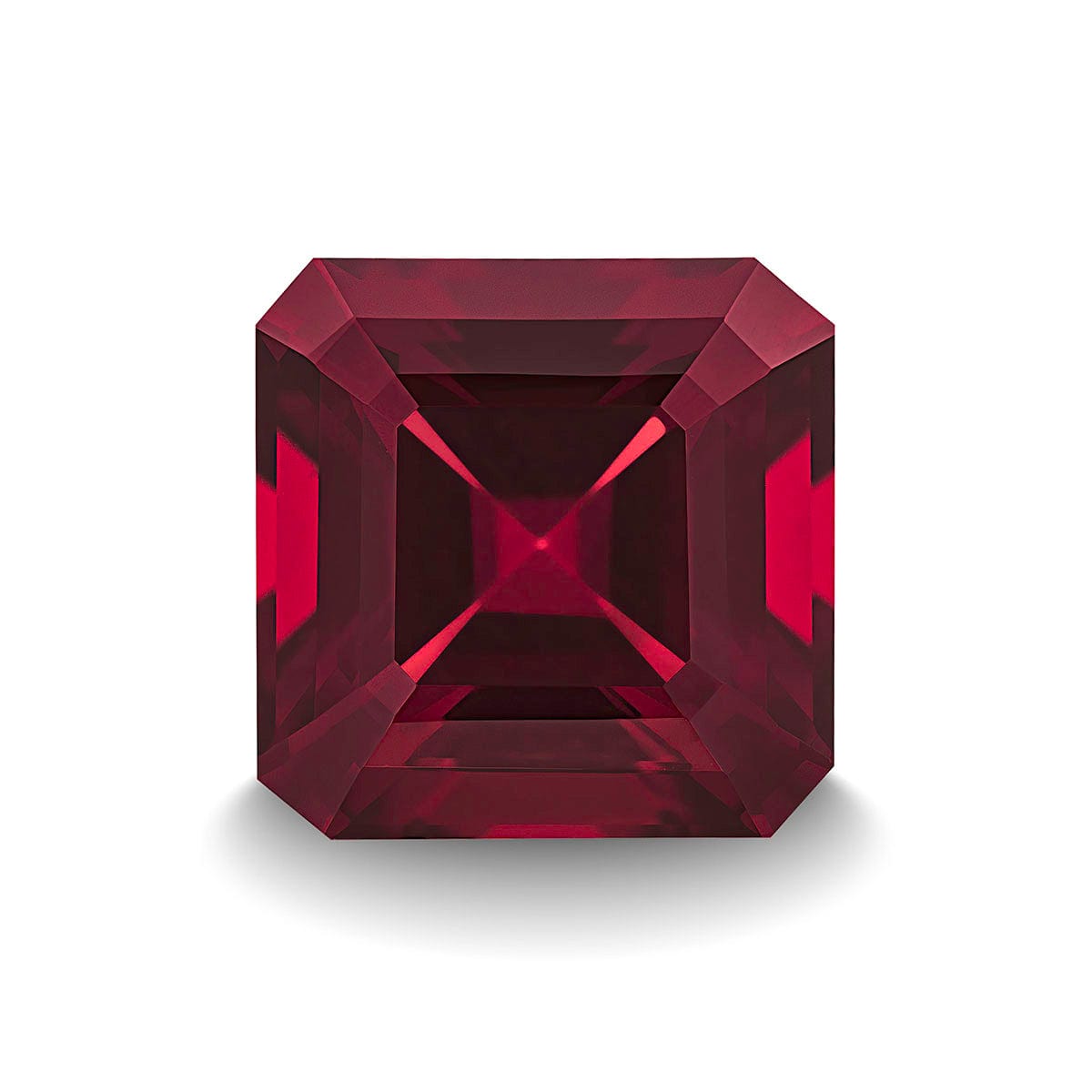 GARNET 5CT ASSCHER CUT