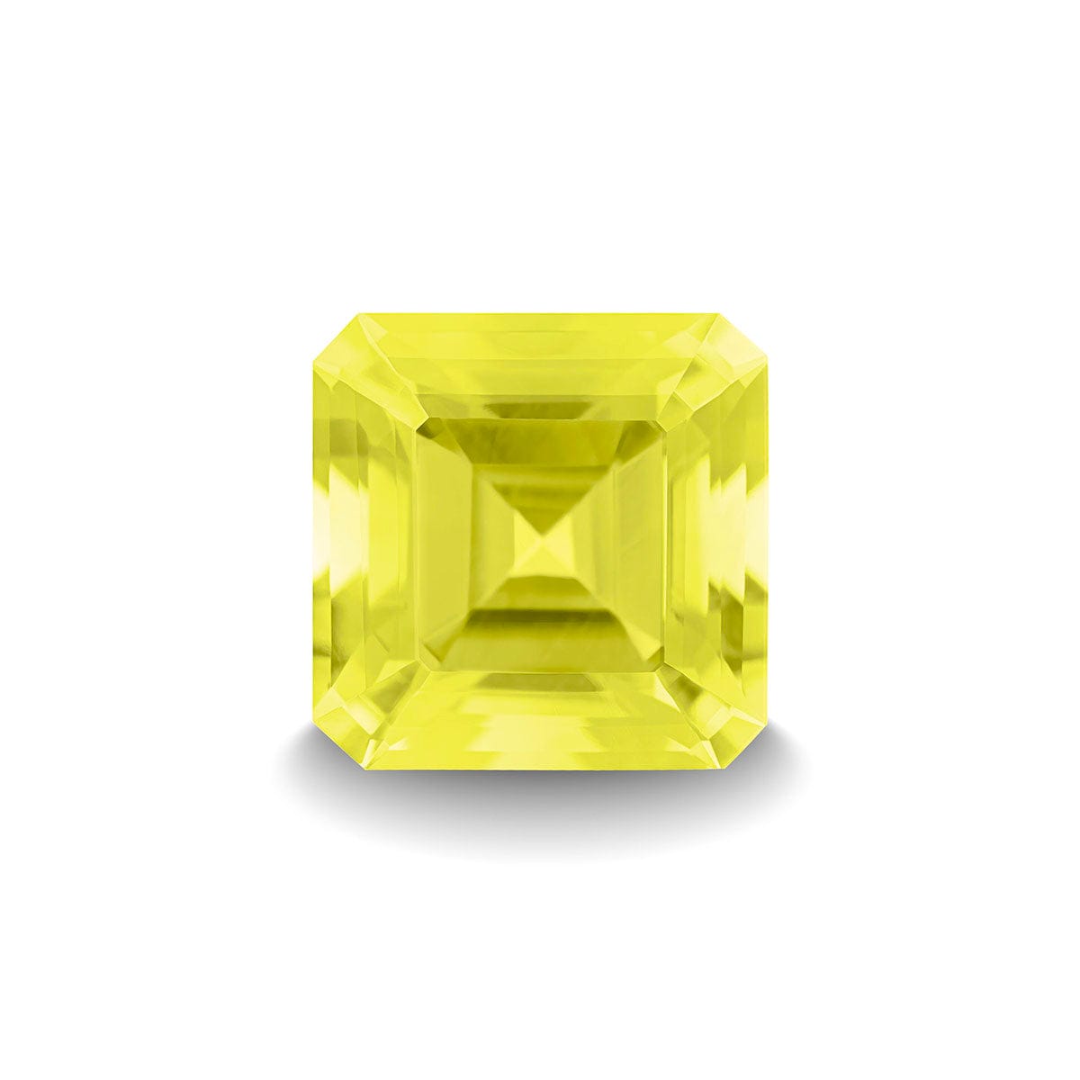 LEMON QUARTZ 3CT ASSCHER CUT