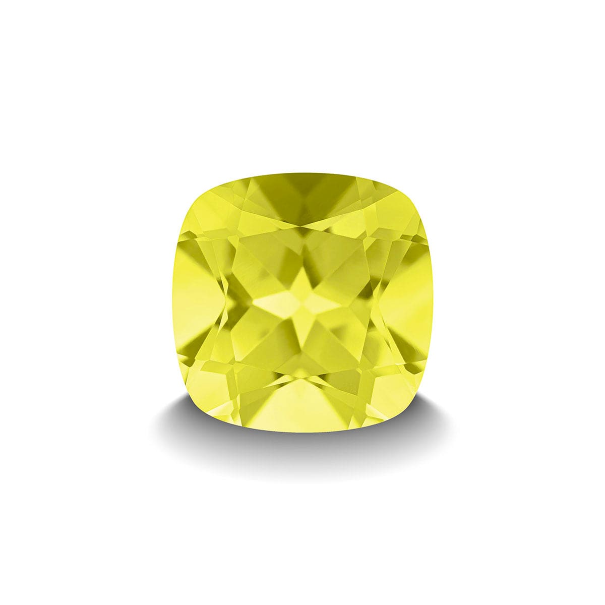 LEMON QUARTZ 3CT CUSHION CUT