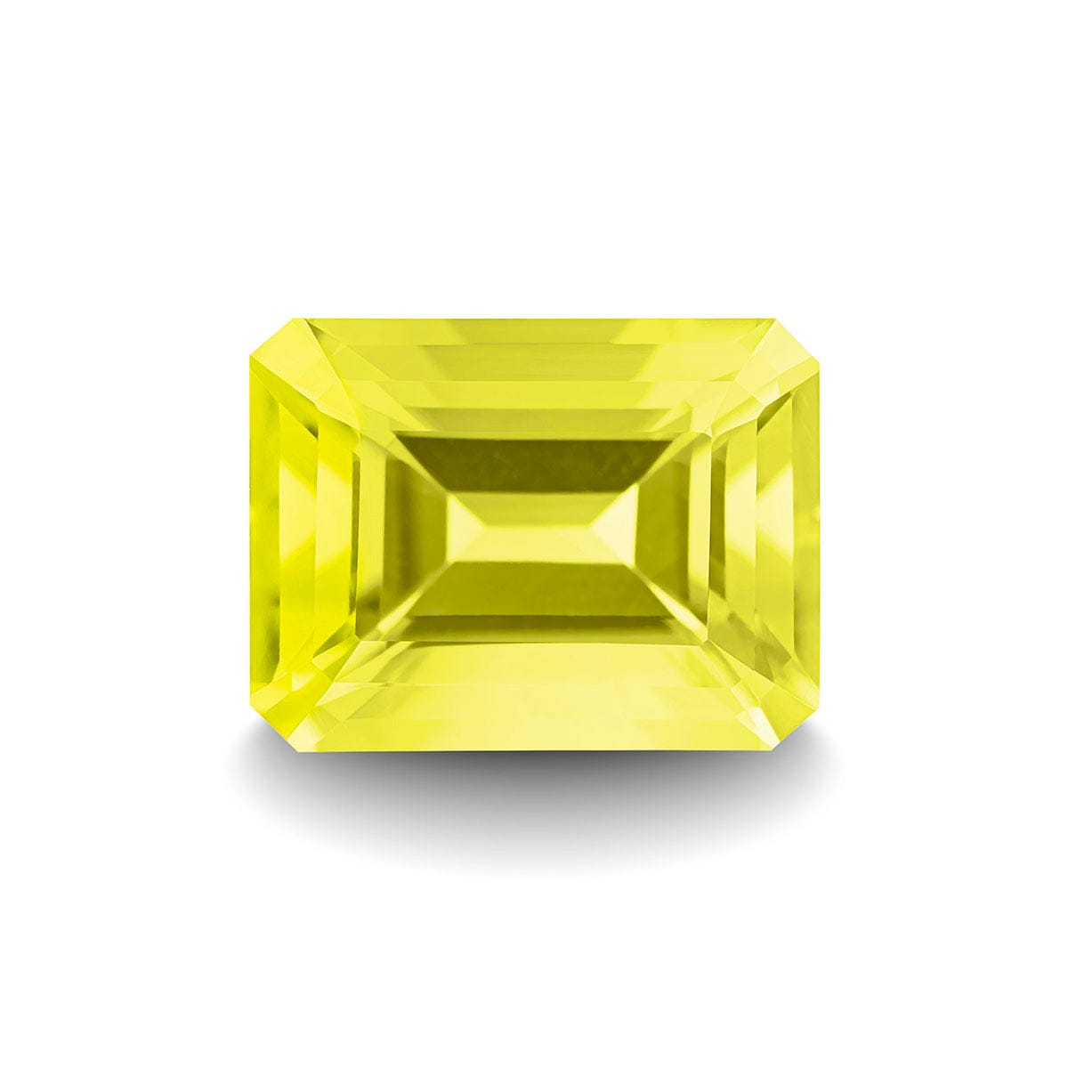 LEMON QUARTZ 3CT EMERALD CUT