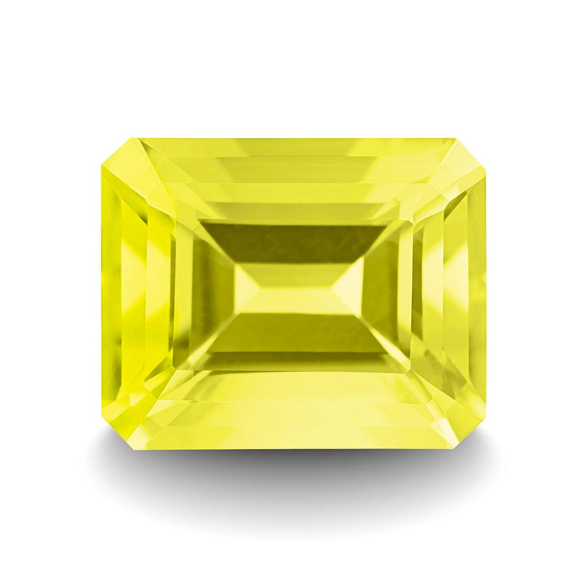 LEMON QUARTZ 5CT EMERALD CUT