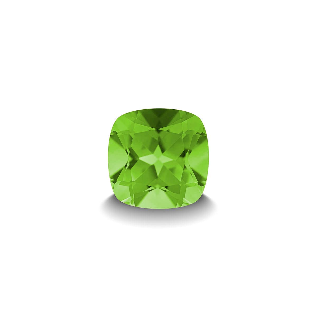 PERIDOT 1CT CUSHION CUT