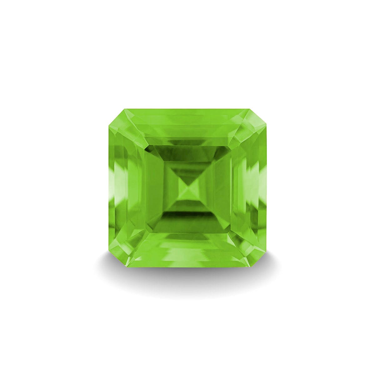 PERIDOT 3CT ASSCHER CUT