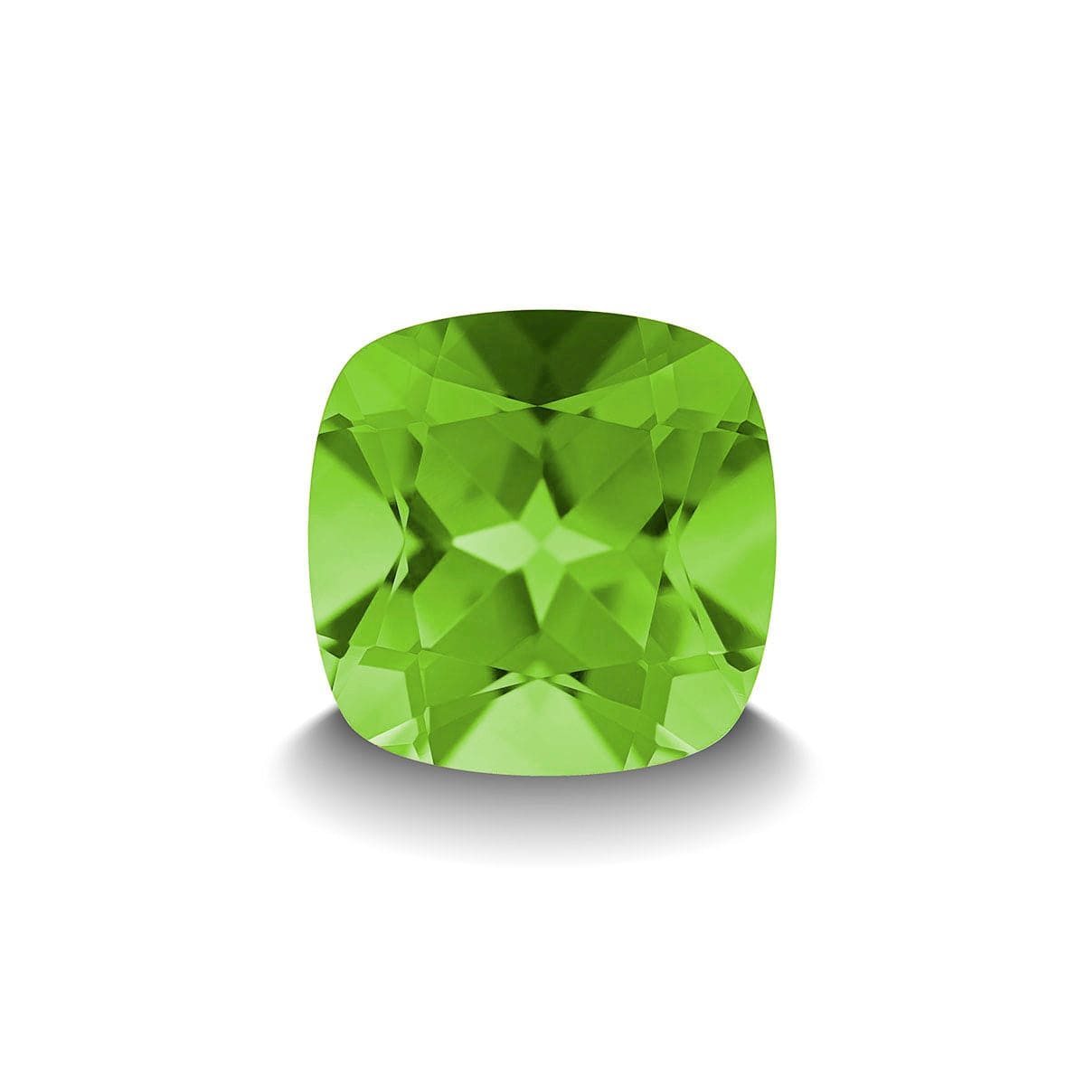 PERIDOT 3CT CUSHION CUT