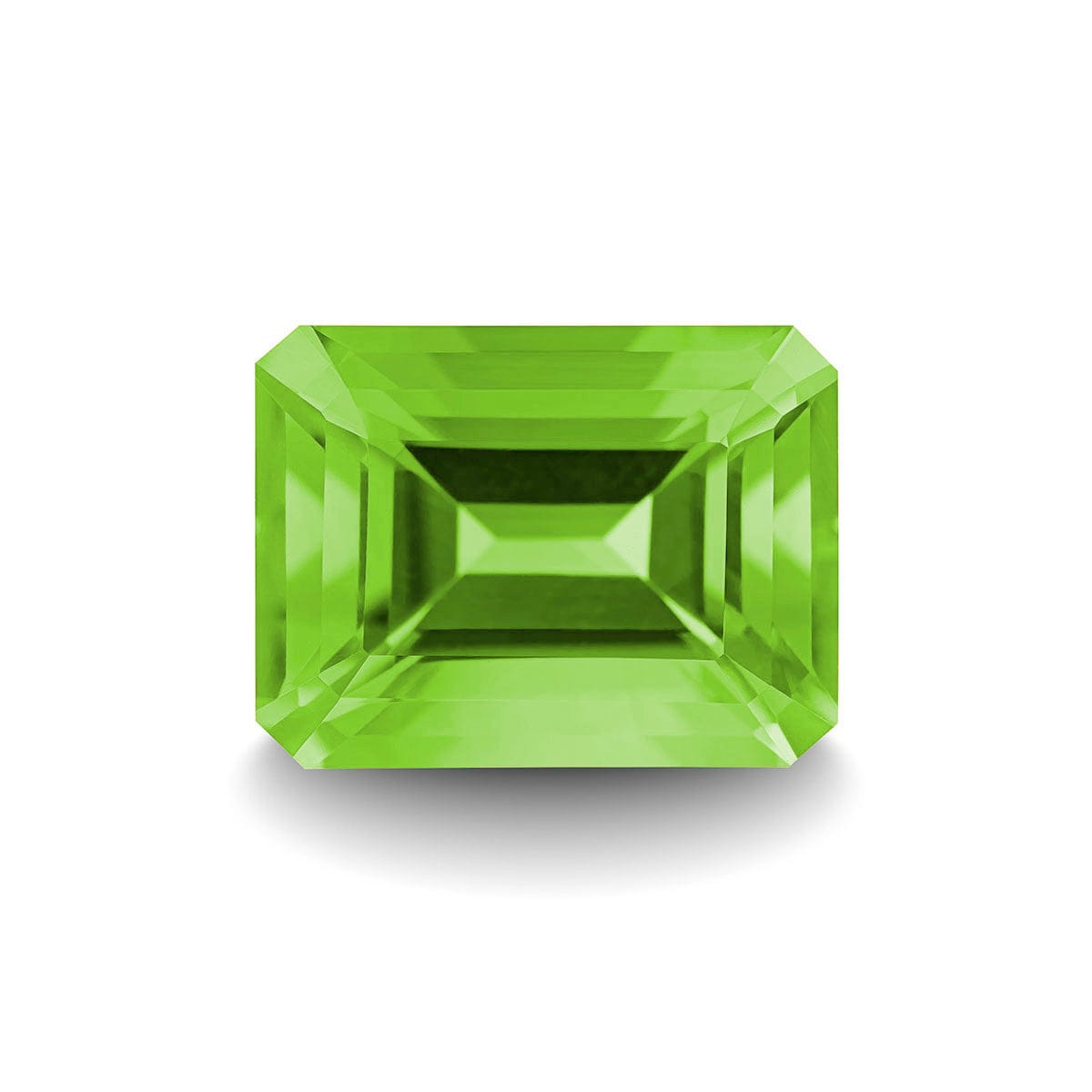 PERIDOT 3CT EMERALD CUT