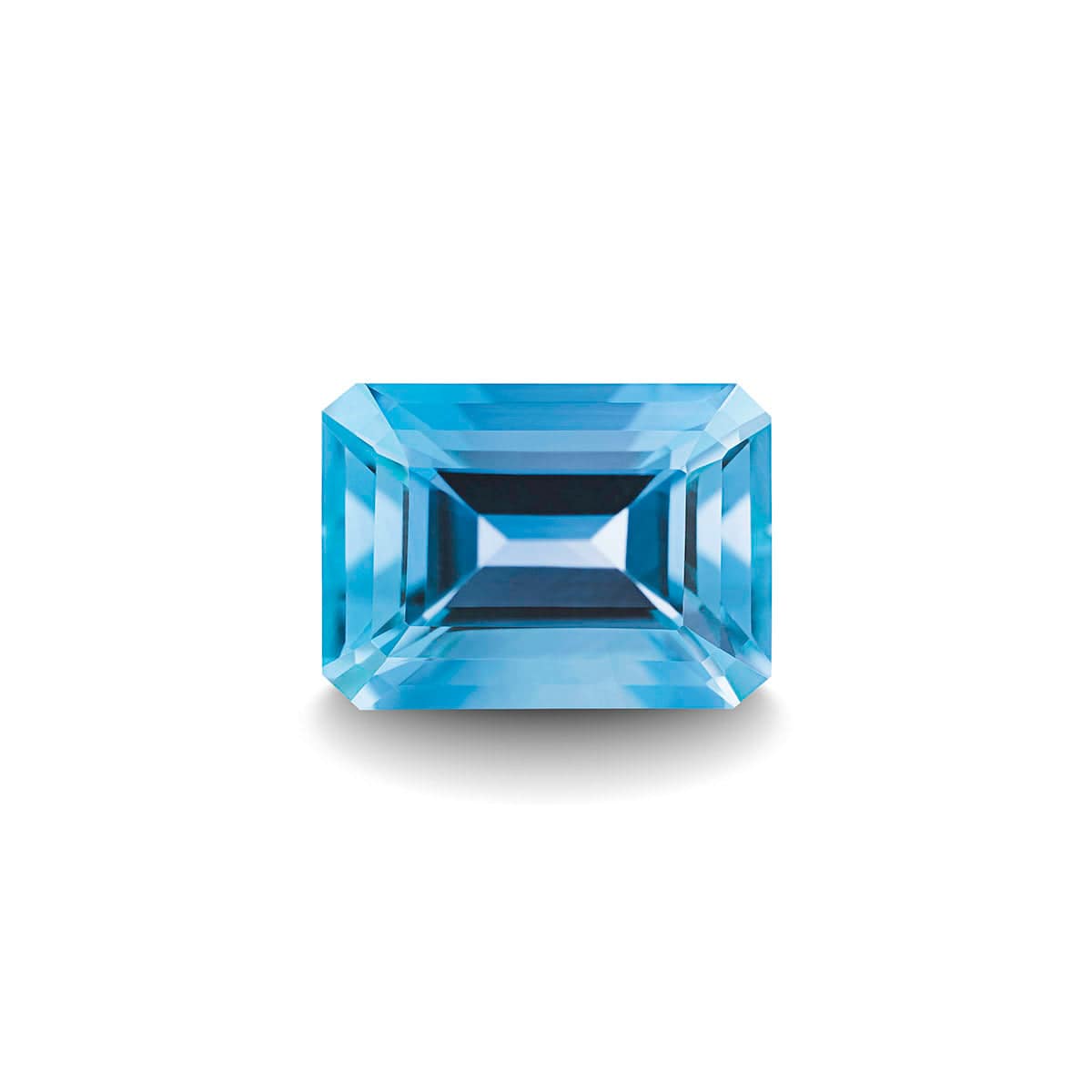SWISS BLUE TOPAZ 1CT EMERALD CUT