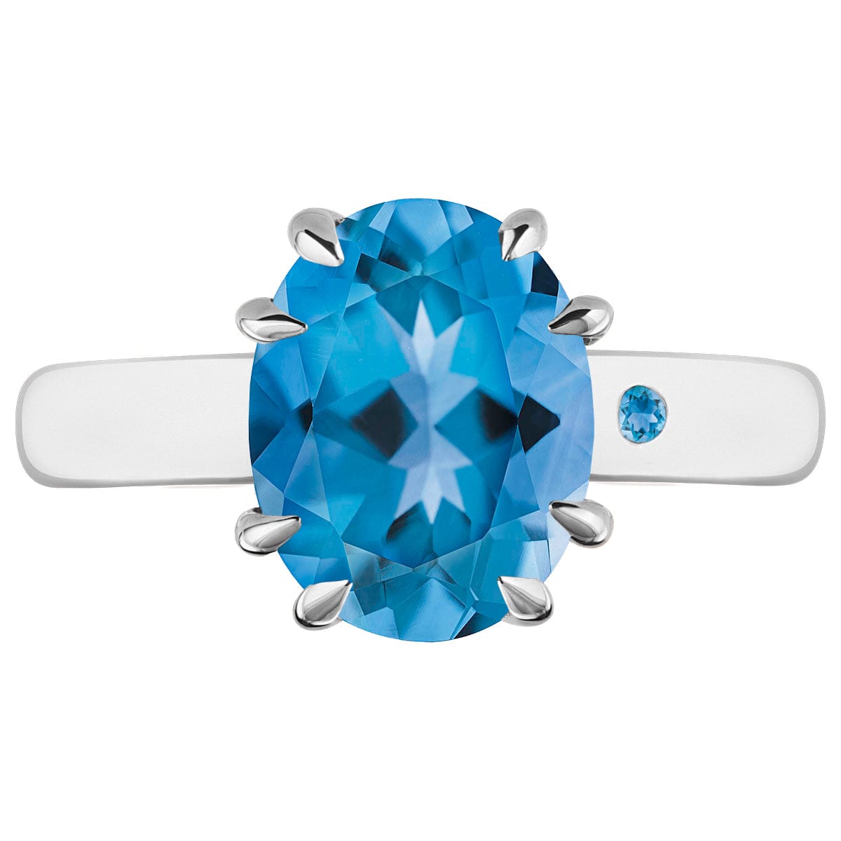 SWISS BLUE TOPAZ 3CT