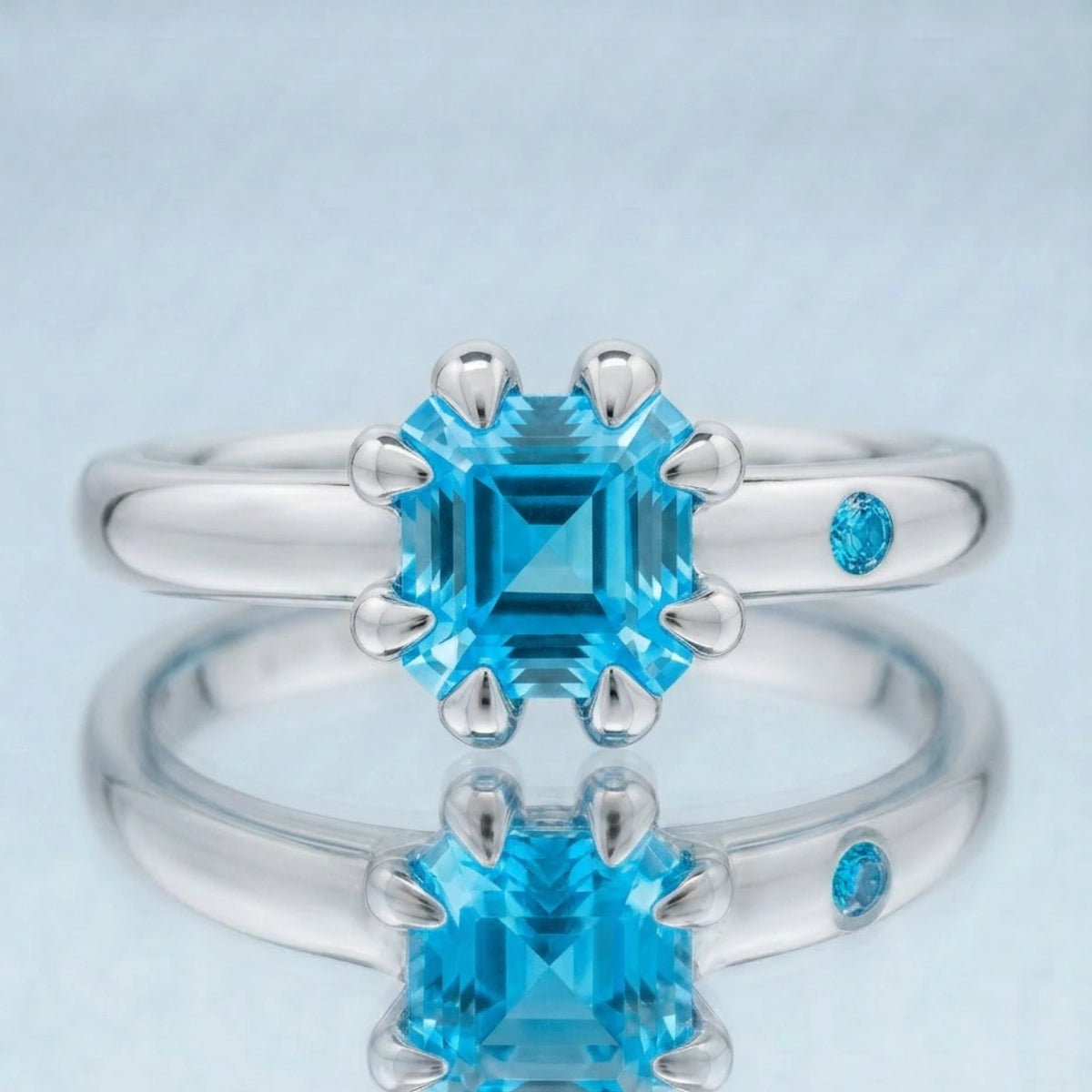 SWISS BLUE TOPAZ RING