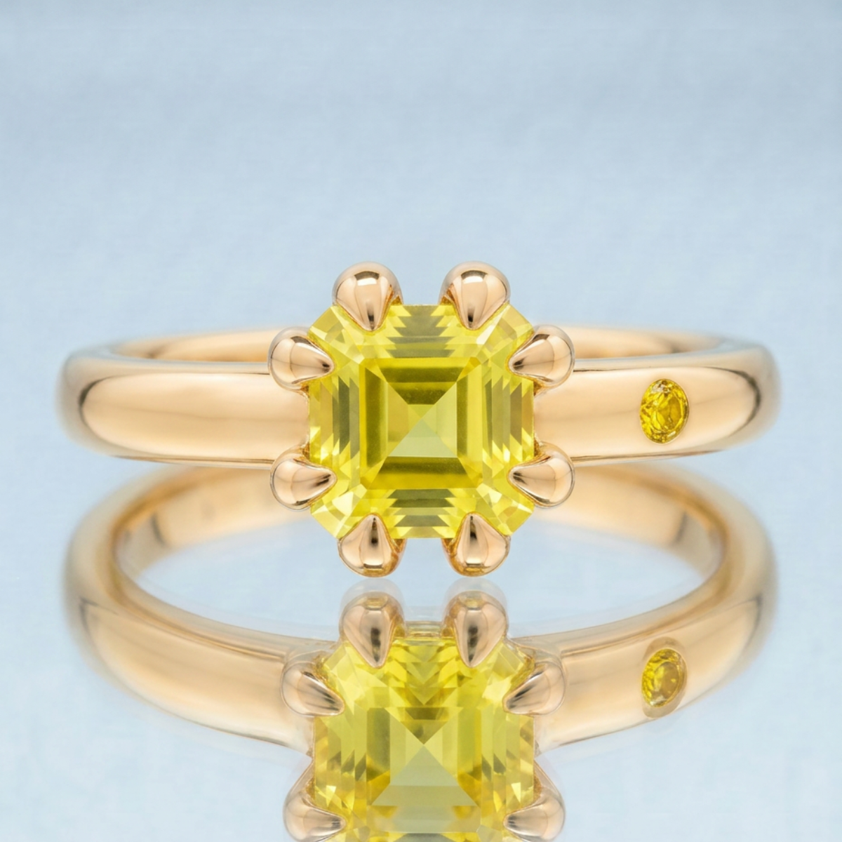 LEMON QUARTZ RING