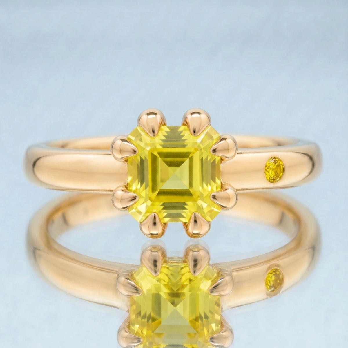 LEMON QUARTZ RING