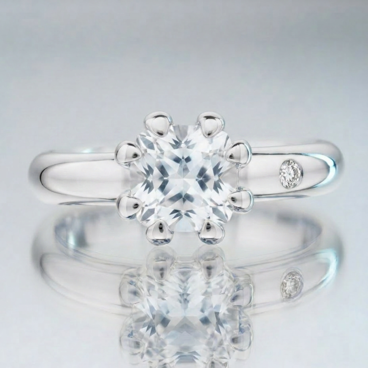 WHITE TOPAZ RING