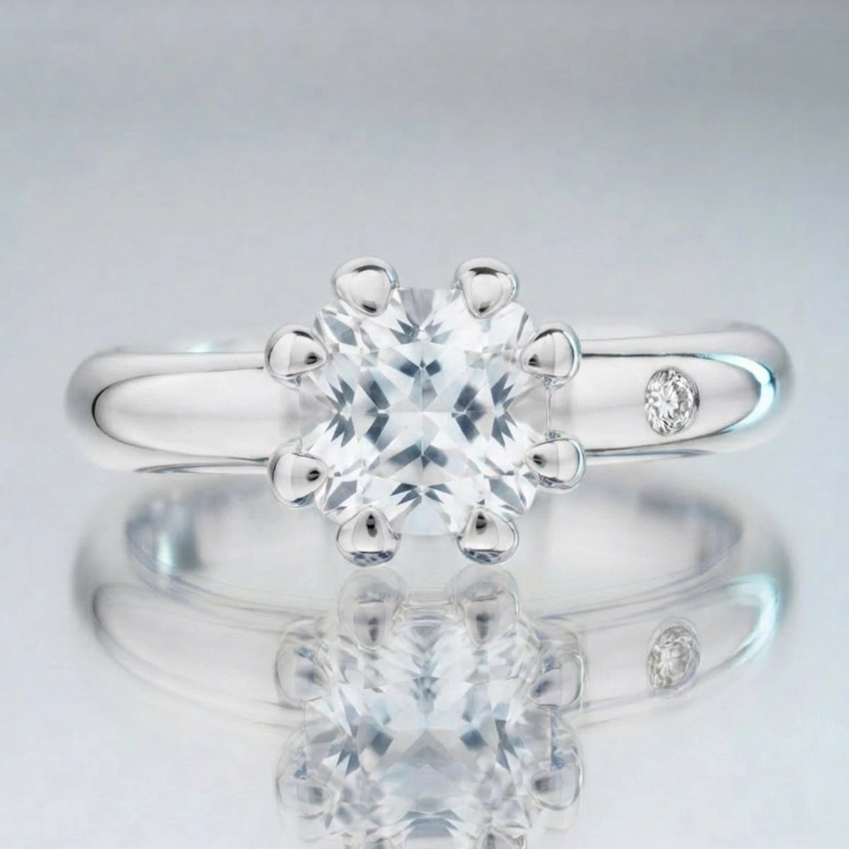 WHITE TOPAZ RING