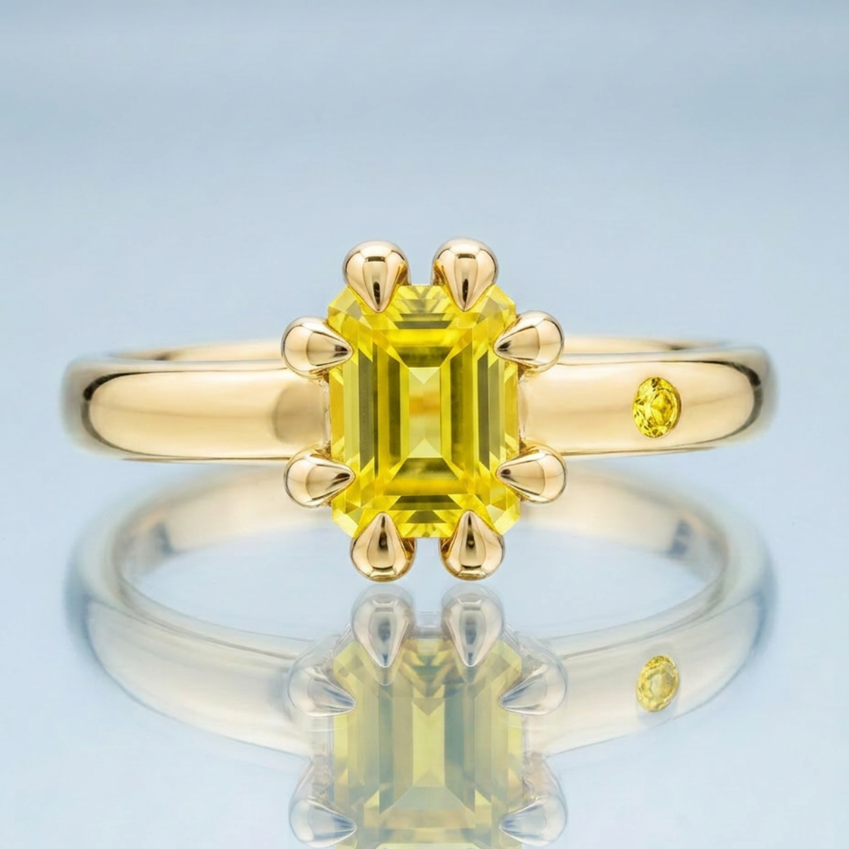 LEMON QUARTZ RING