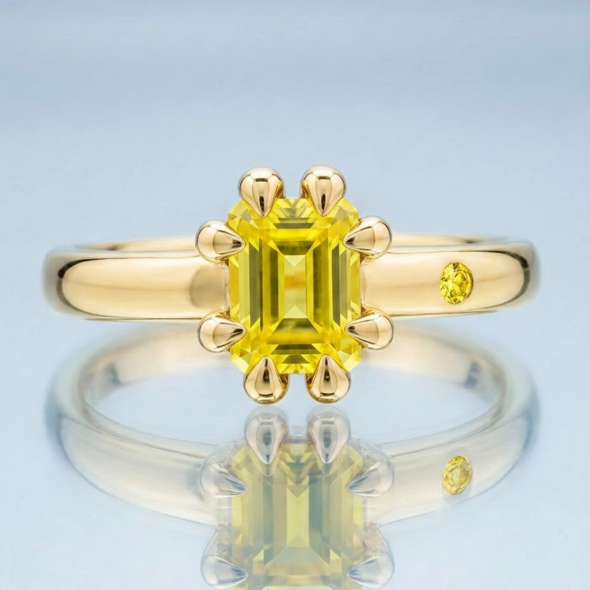 LEMON QUARTZ RING