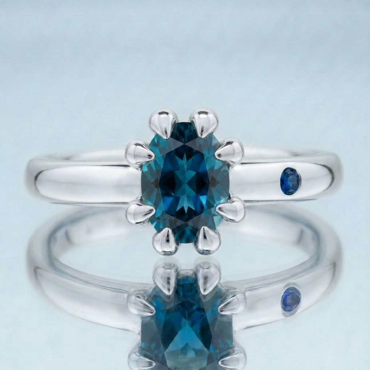 BLUE LONDON TOPAZ RING