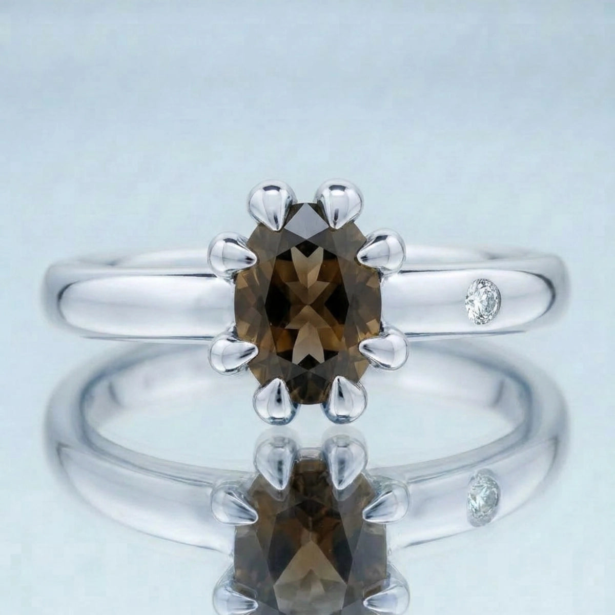 FUMÉ QUARTZ RING