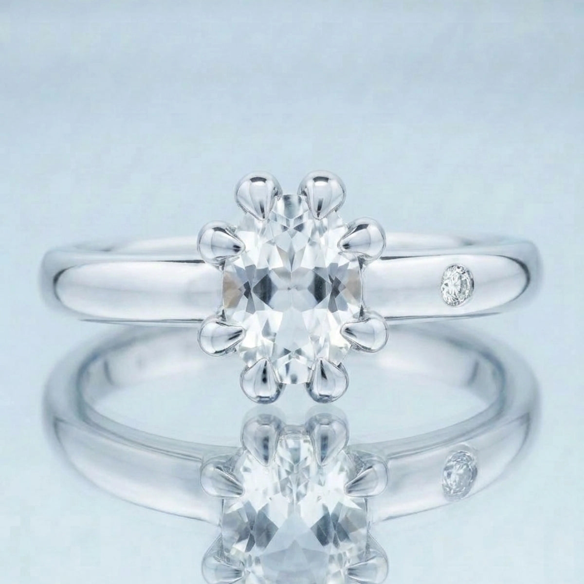 WHITE TOPAZ RING