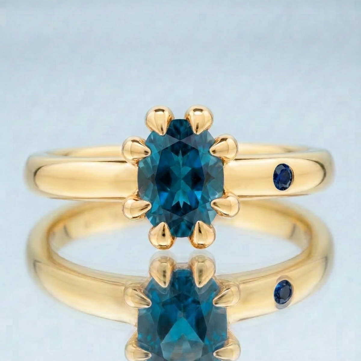 BLUE LONDON TOPAZ RING