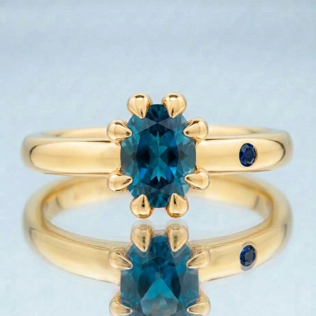BLUE LONDON TOPAZ RING