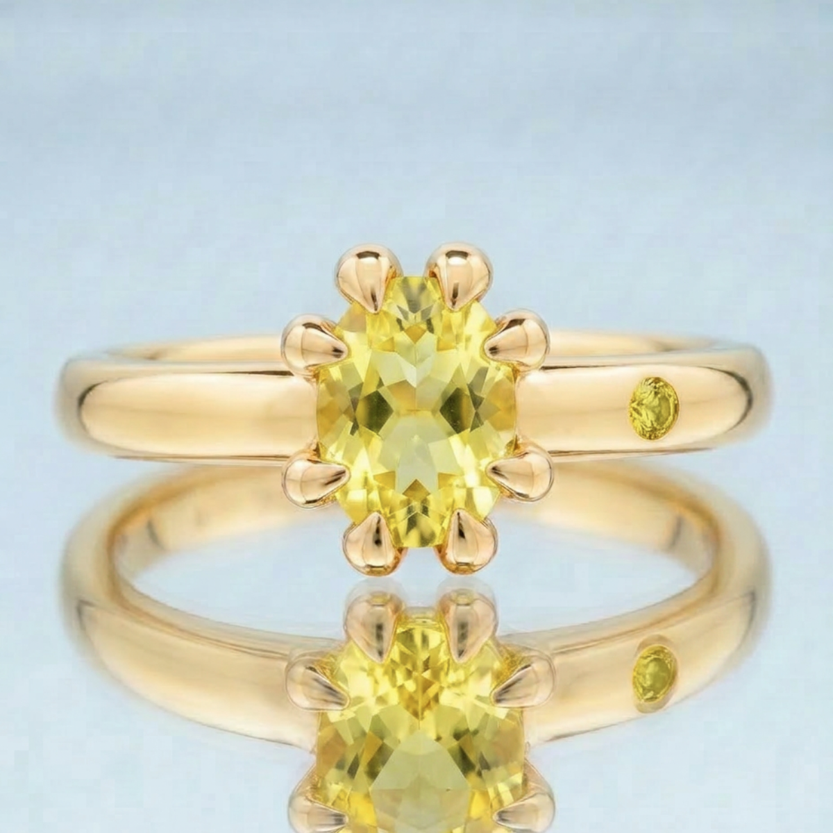LEMON QUARTZ RING