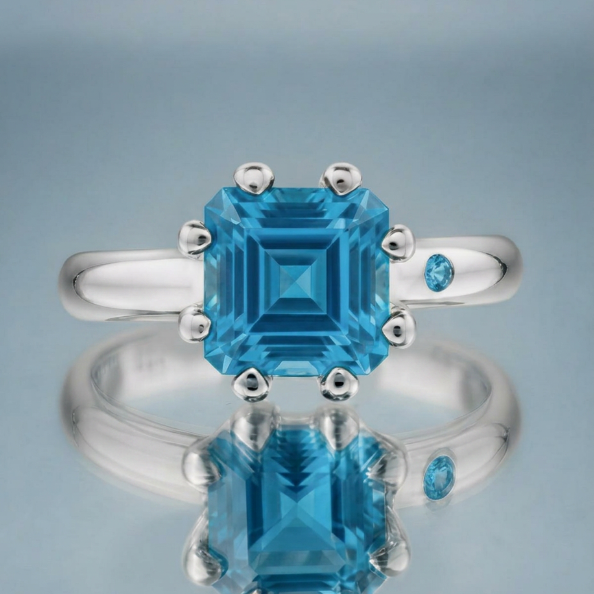 SWISS BLUE TOPAZ RING