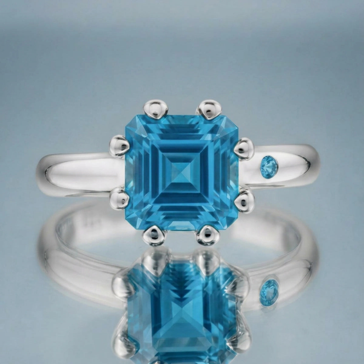 SWISS BLUE TOPAZ RING