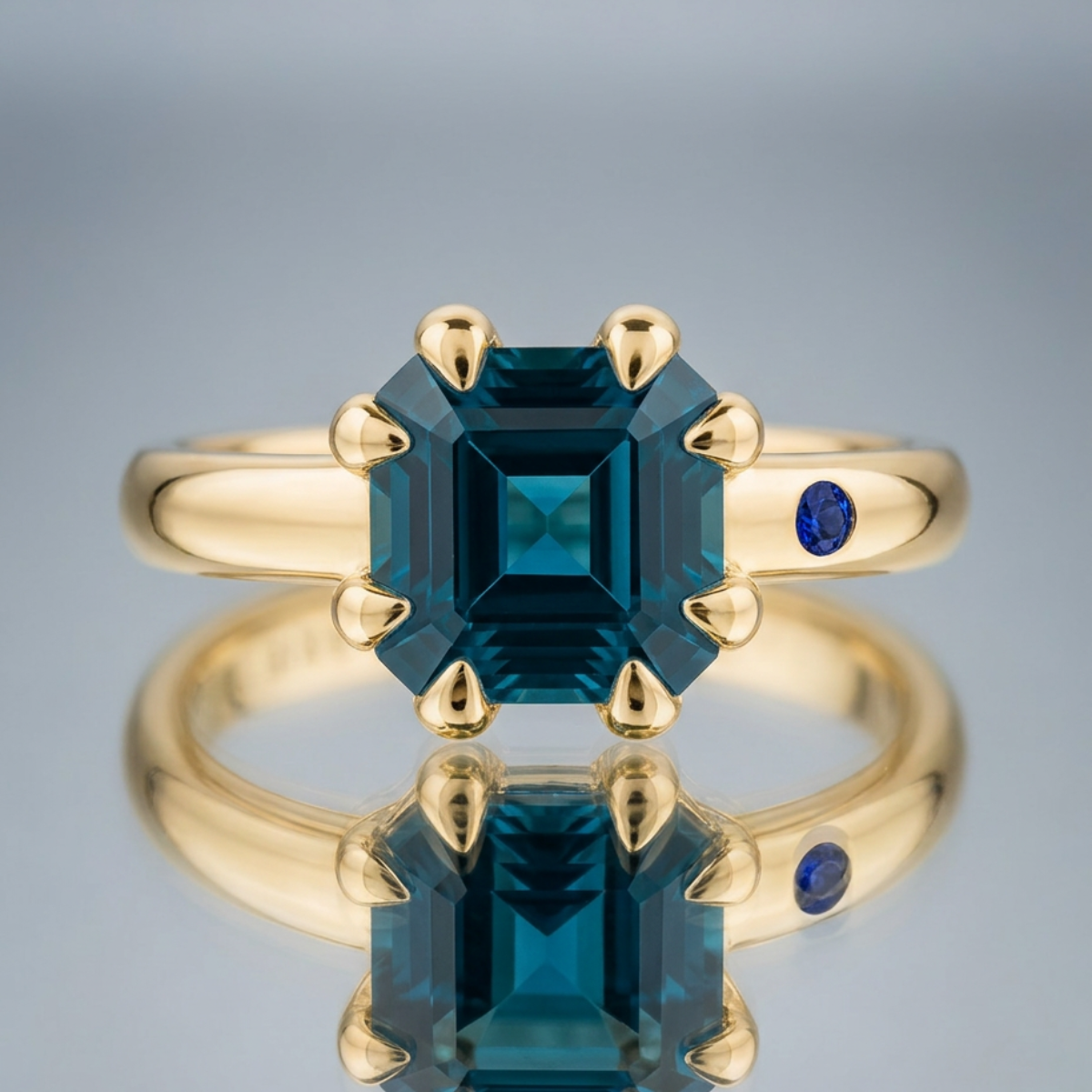 BLUE LONDON TOPAZ RING