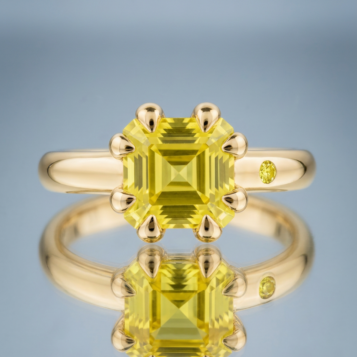 LEMON QUARTZ RING