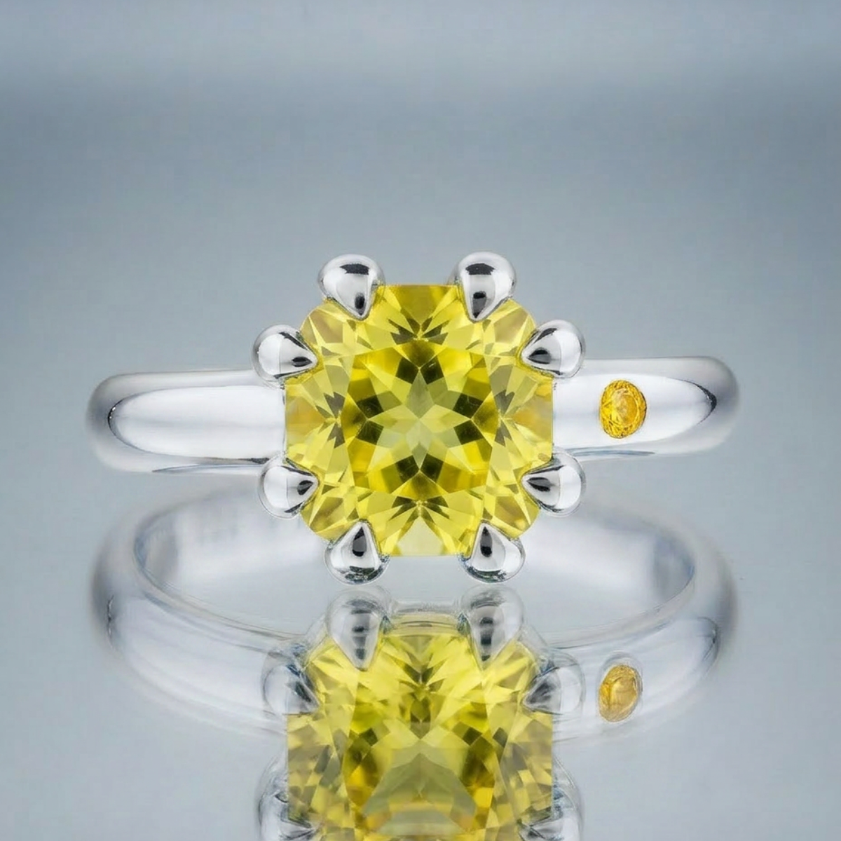 LEMON QUARTZ RING