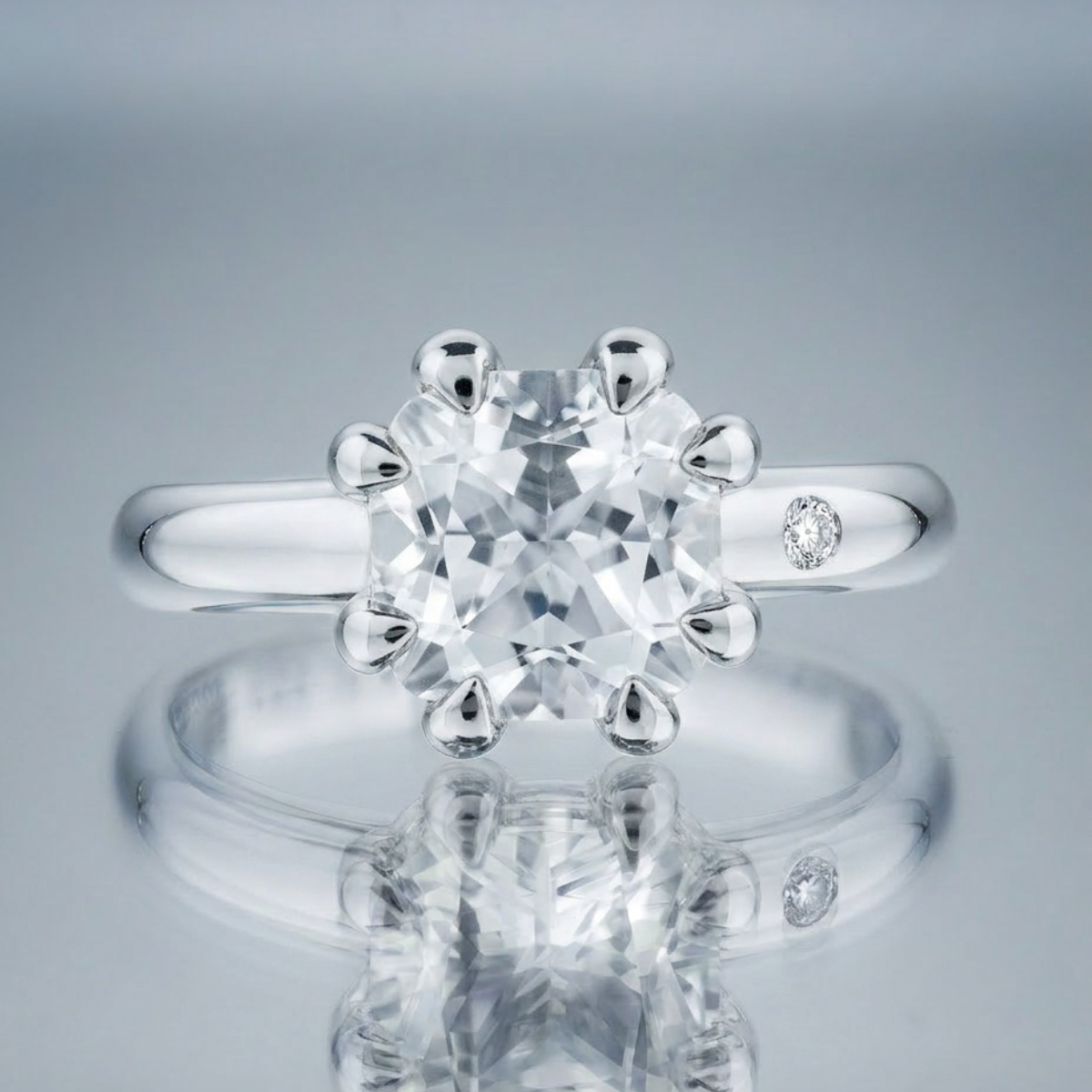 WHITE TOPAZ RING