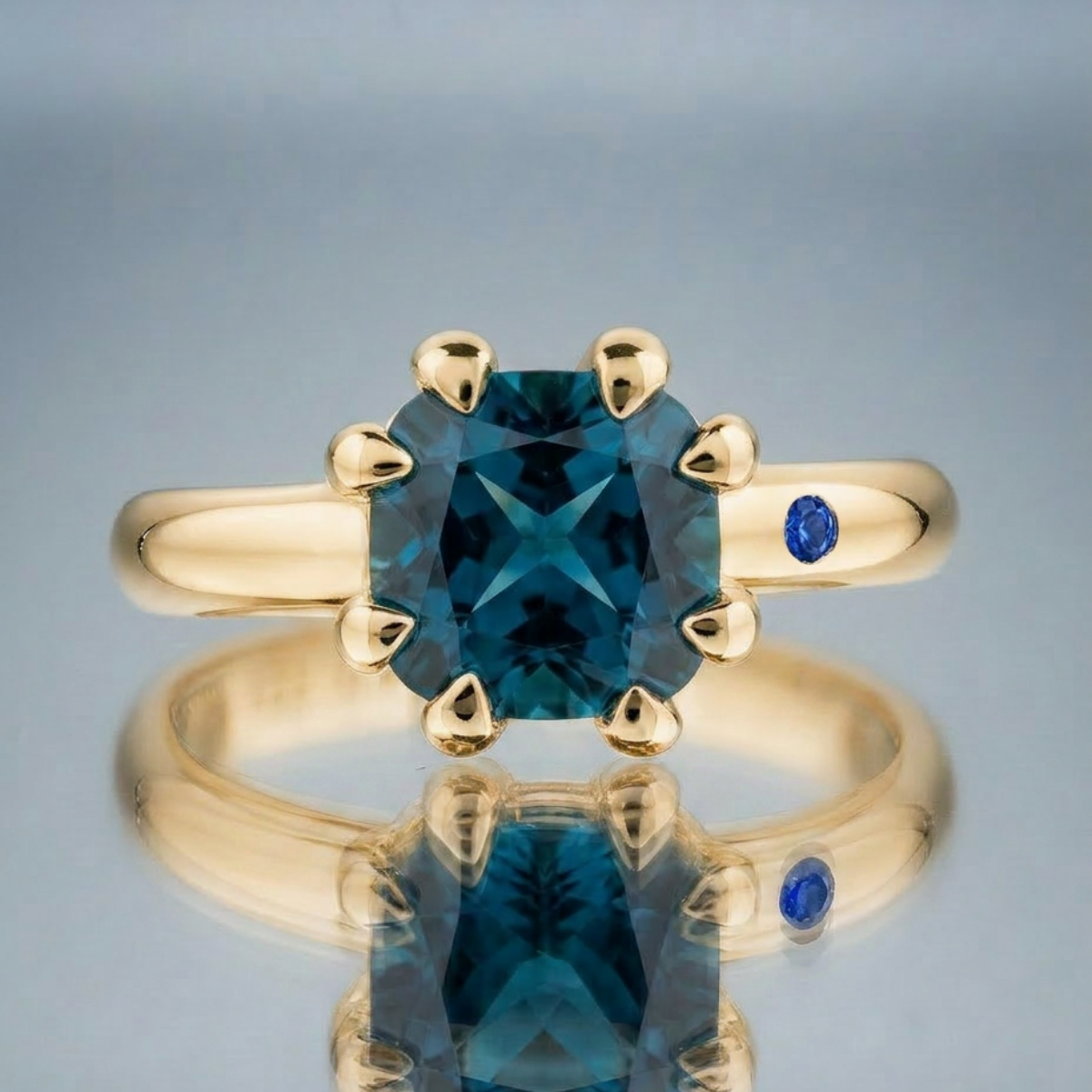 BLUE LONDON TOPAZ RING