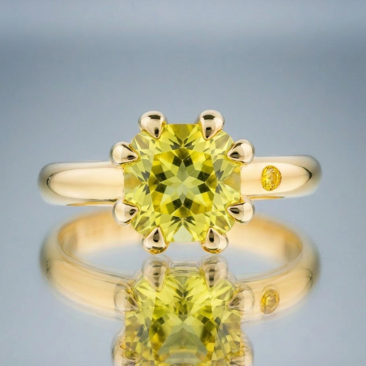 LEMON QUARTZ RING