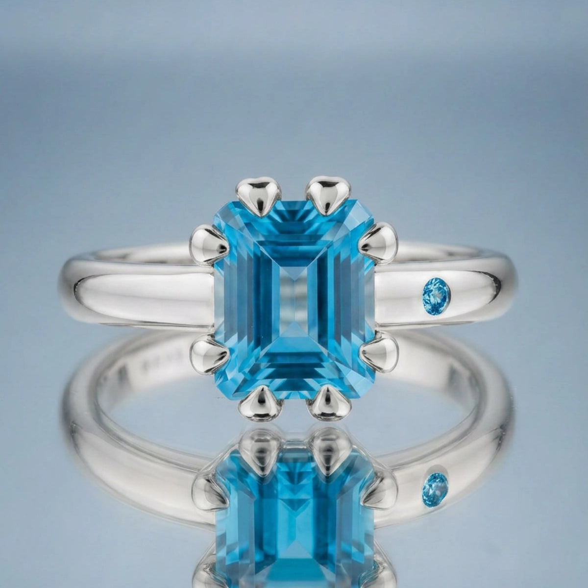 SWISS BLUE TOPAZ RING