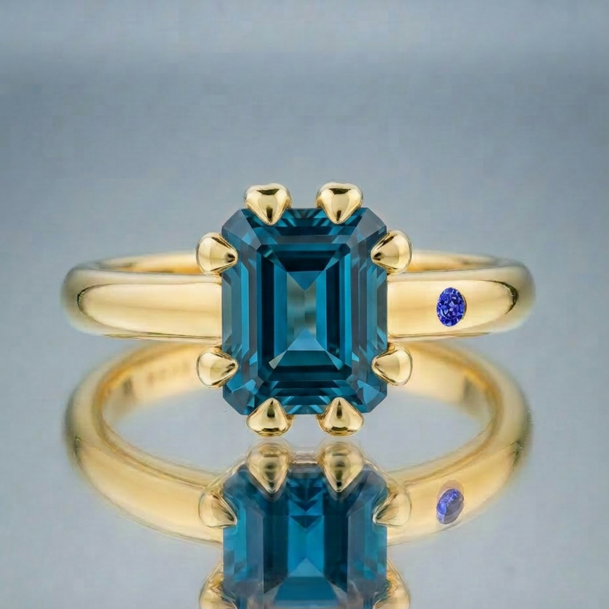 BLUE LONDON TOPAZ RING