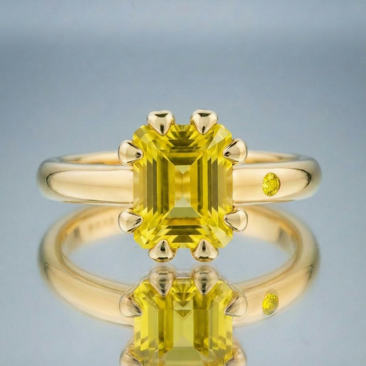 LEMON QUARTZ RING