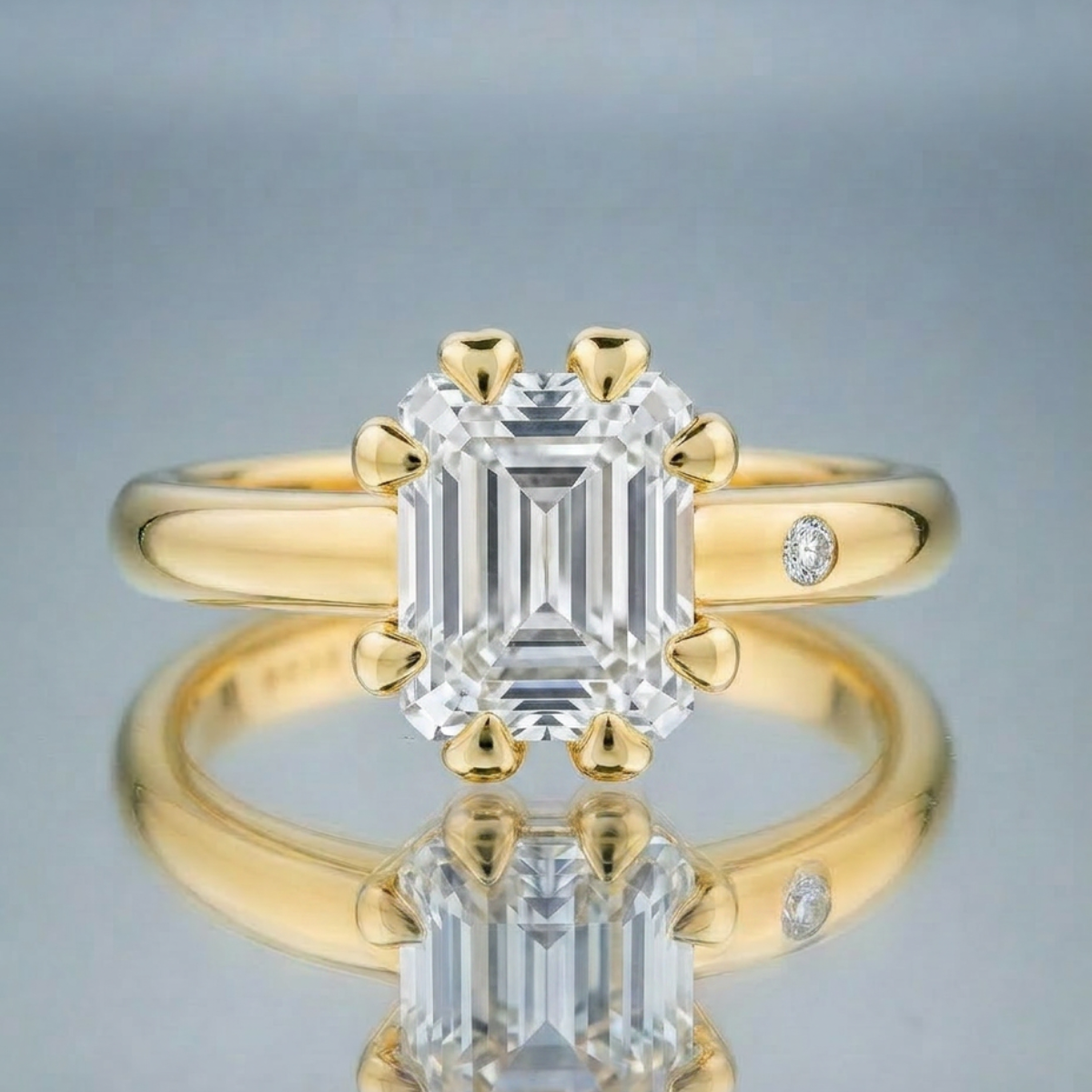 WHITE TOPAZ RING