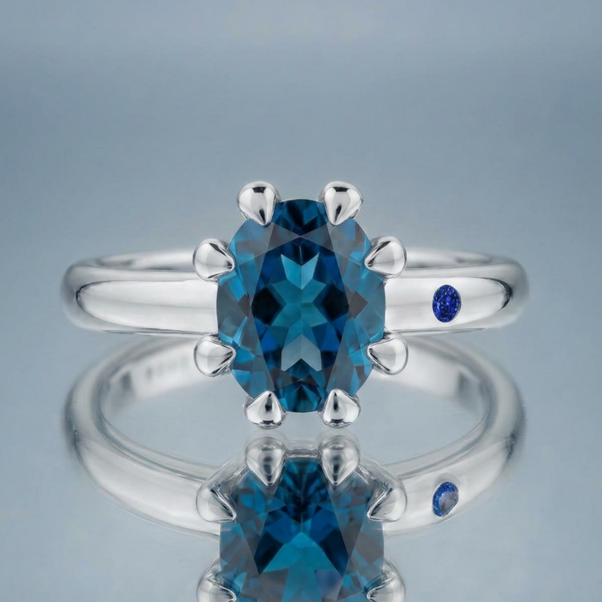 BLUE LONDON TOPAZ RING
