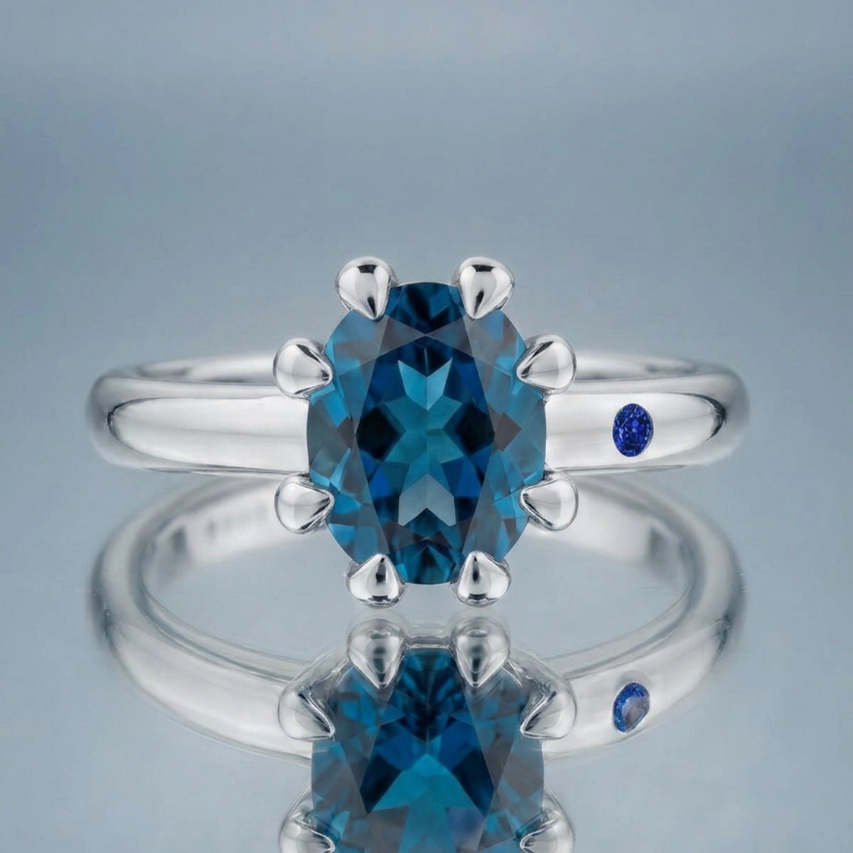 BLUE LONDON TOPAZ RING