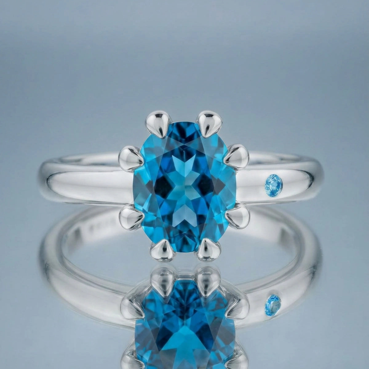 SWISS BLUE TOPAZ RING
