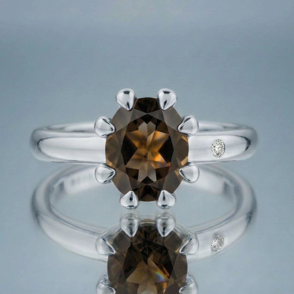 FUMÉ QUARTZ RING