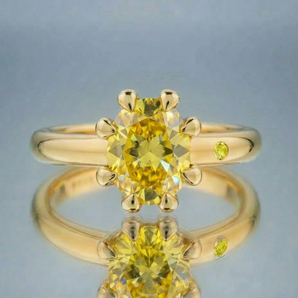 LEMON QUARTZ RING